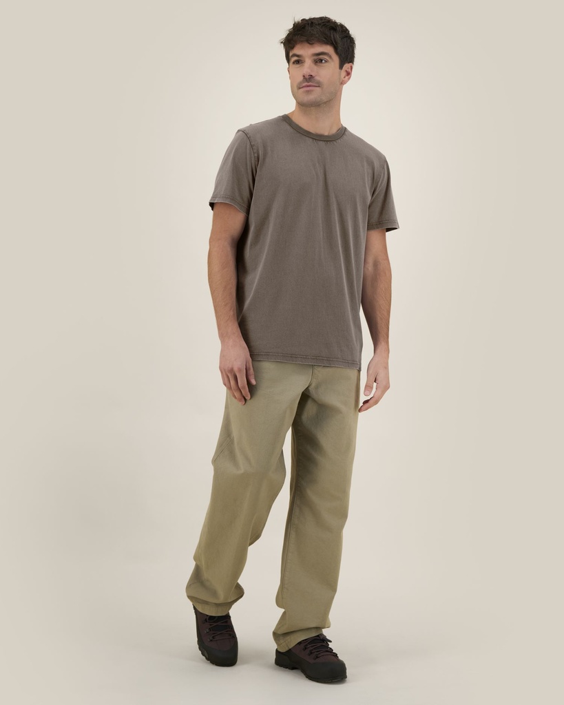 Crafter Vintage T-Shirt G.Dyed Mocha SFM0