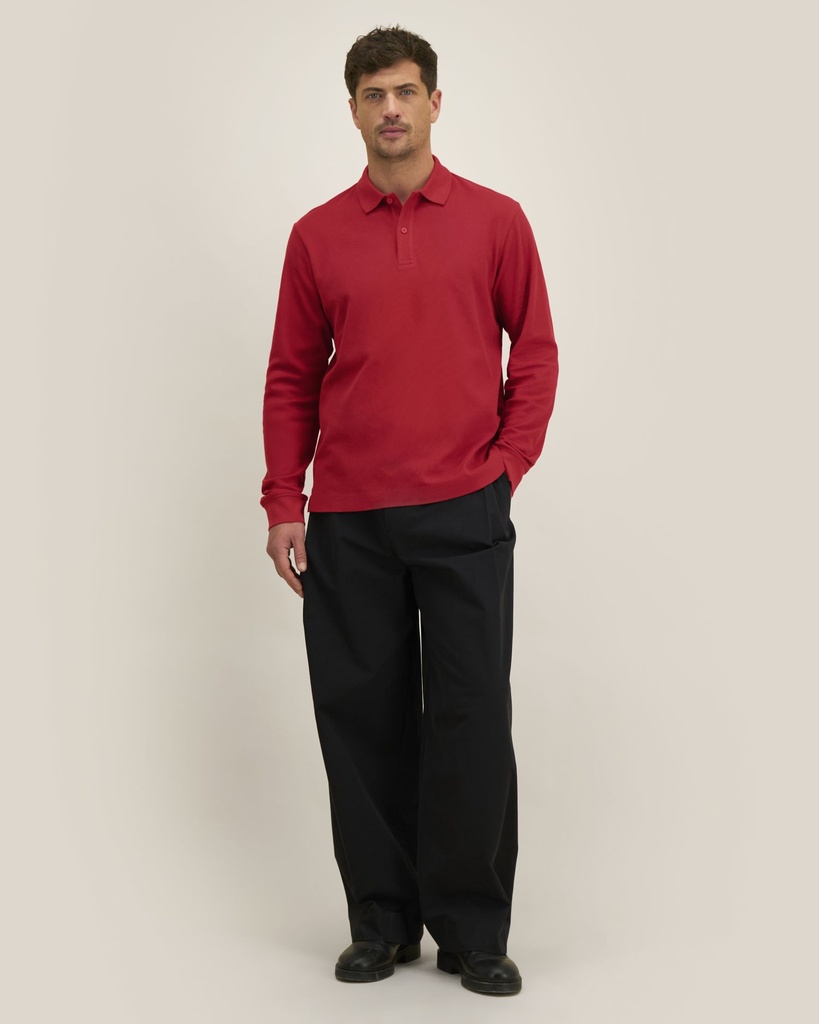 Prepster 2.0 Long Sleeve Polo Passionate Red SFM0