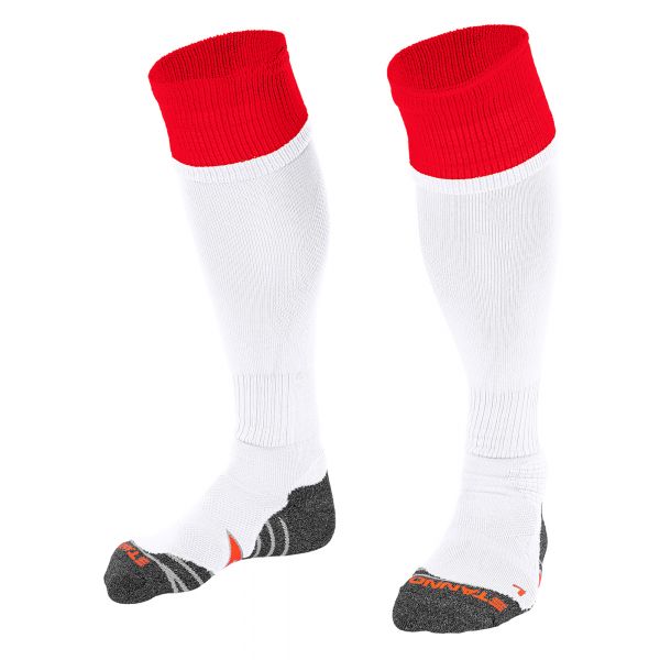 Combi Sock — White-Red