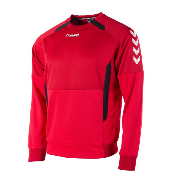 Authentic Top Round Neck — Red-Black
