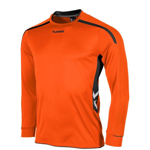 Preston Shirt l.m. — Orange-Black