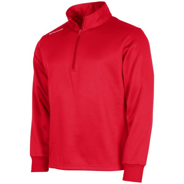 Field Half Zip Top — Red