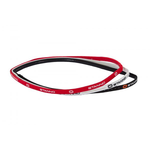 Haarband Non-Slip — Red-White-Black