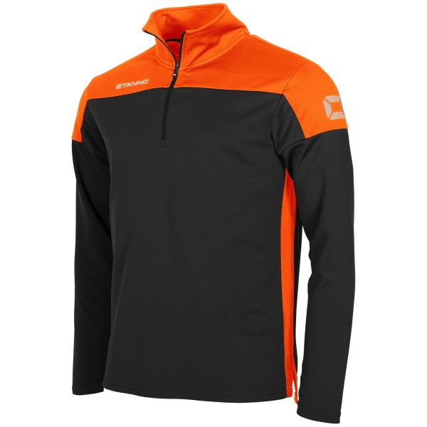Pride 1/4 Zip Top — Black-Orange