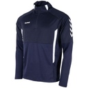 Authentic 1/4 Zip Top — Navy-White