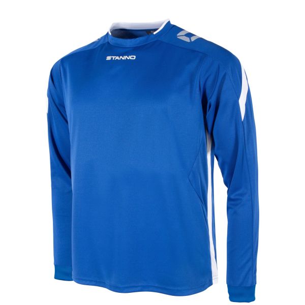Drive Match Shirt LS — Royal-White