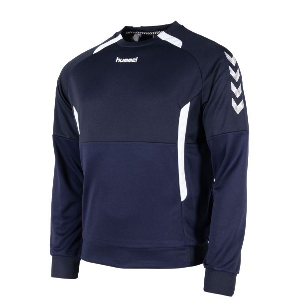 Authentic Top Round Neck — Navy-White
