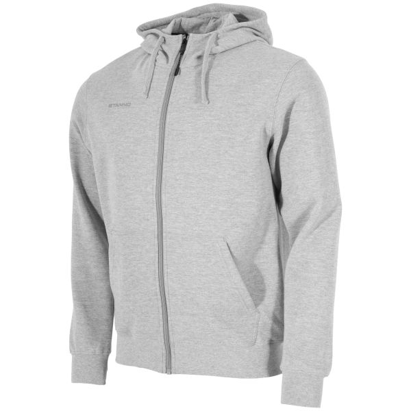 Base Hooded Full Zip Sweat Top — Grey