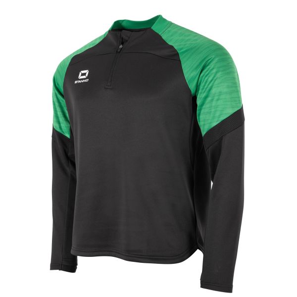 Bolt Quarter Zip Top — Black-Green