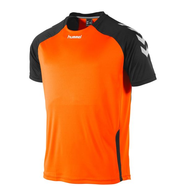 Aarhus Shirt — Shocking Orange-Black