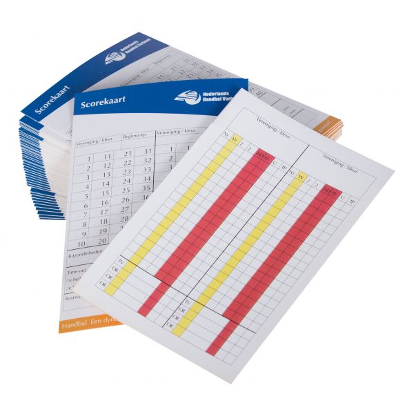 NHV Scorekaart (50 st) — Multi
