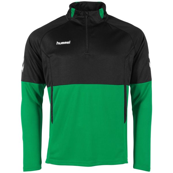 Authentic 1/4 Zip Top — Green-Black