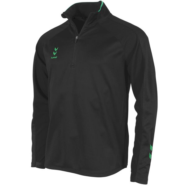 Tulsa Quarter Zip Top — Black-Green