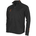 Tulsa Quarter Zip Top — Black-Orange