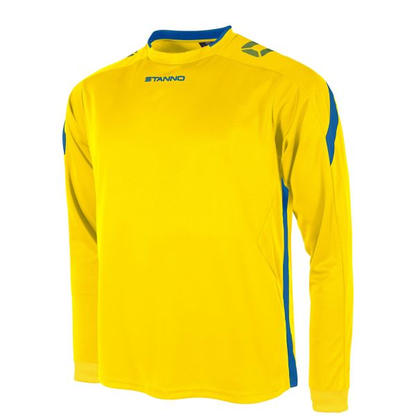 Drive Match Shirt LS — Yellow-Royal