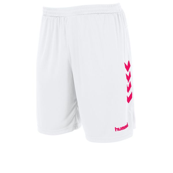 Memphis Shorts — White-Red