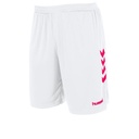 Memphis Shorts — White-Red