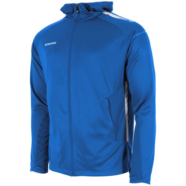 First Hooded Full Zip Top — Royal-White
