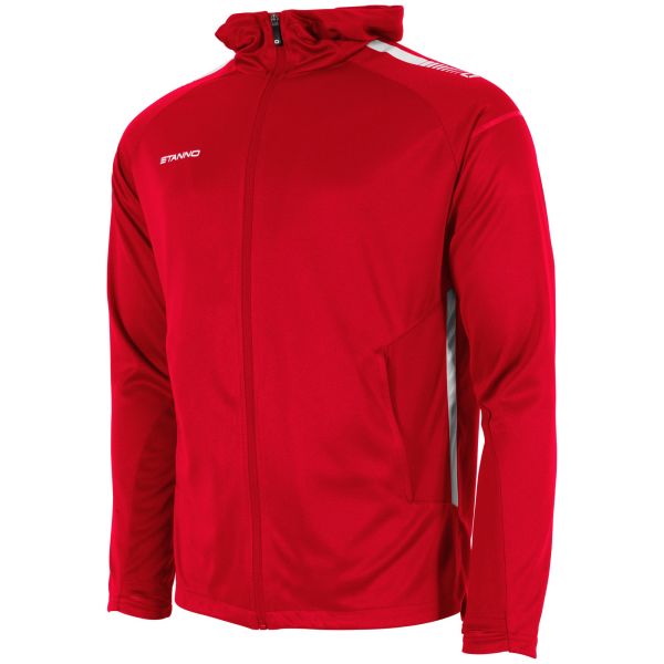 First Hooded Full Zip Top — Red
