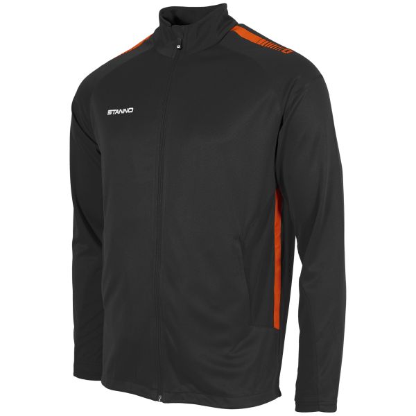 First Full Zip Top — Black-Orange