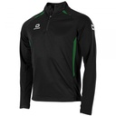 Stadio Quarter Zip top — Black-Green