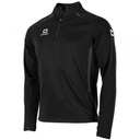 Stadio Quarter Zip top — Black-Anthracite