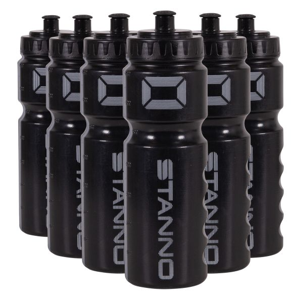 Athlete Bidon Set (6 stuks) — Black