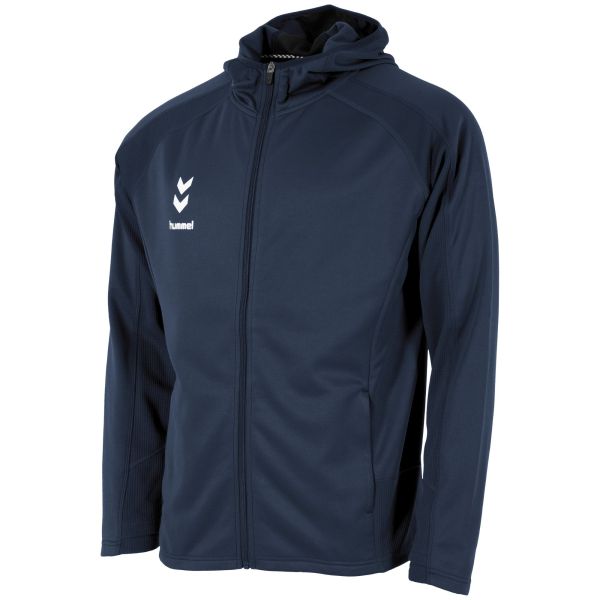 Ground Hooded Training Jacket Unisex — Navy