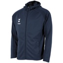 Ground Hooded Training Jacket Unisex — Navy
