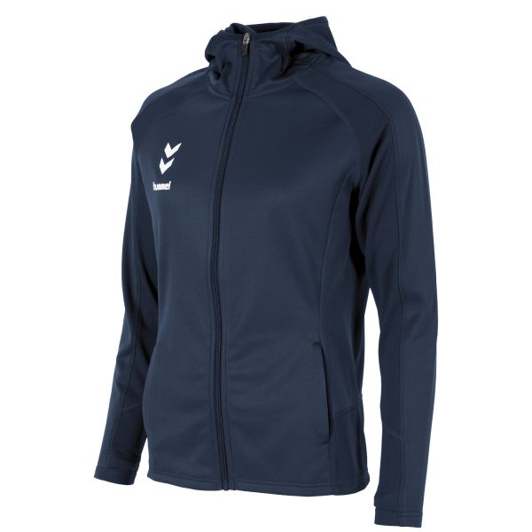 Ground Hooded Training Jacket Ladies — Navy