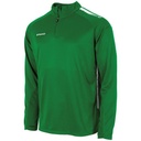 First Quarter Zip Top — Green-White