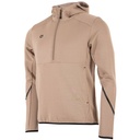 Plaza Hooded Half Zip Top — Beige