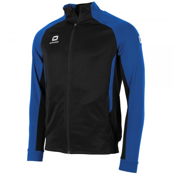 Stadio Full Zip Top — Black-Royal