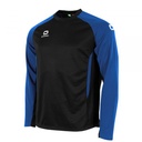 Stadio Round Neck Top — Black-Royal
