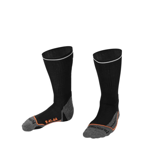 Motion Crew Socks — Black-White