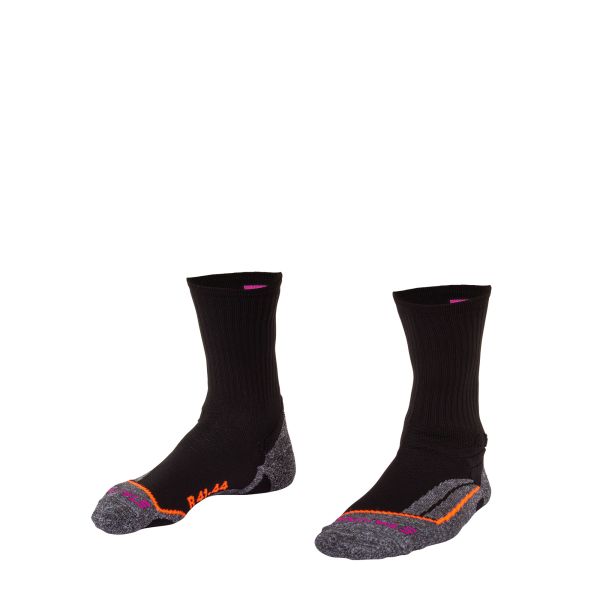 Stadium Crew Socks — Black-Pink