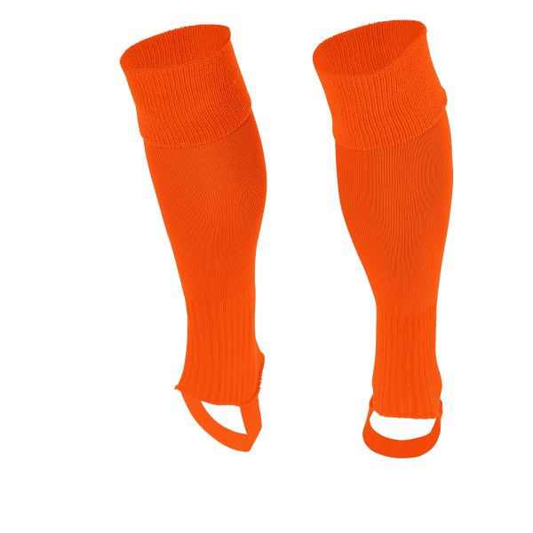 Uni Footless Sock — Neon Orange