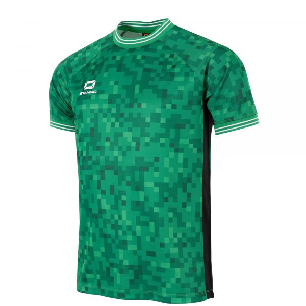Pixel Shirt — Green-Black