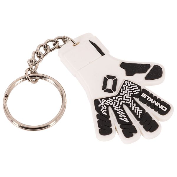 Goalkeeper Glove Keyring — Black-White