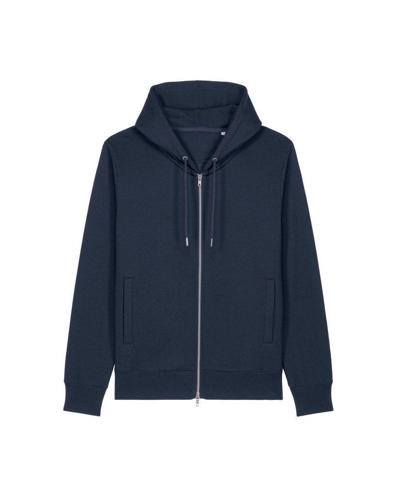 Astor Zip Hoodie French Navy
