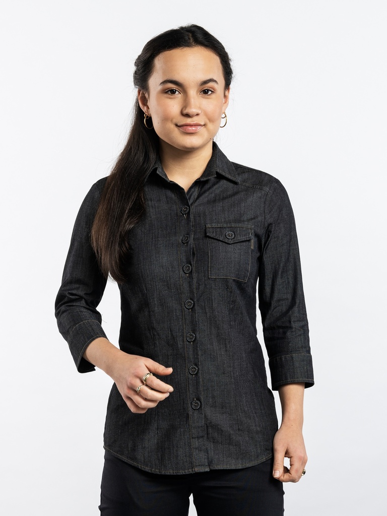 Women Antra Denim Stretch 3/4 Sleeve