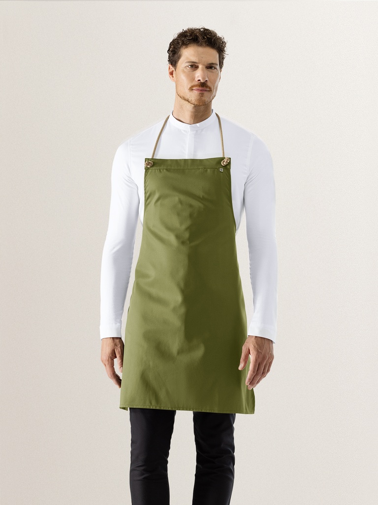 Bib Apron Spanish One Olive Green