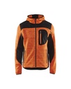 4930 Gebreid vest met softshell
