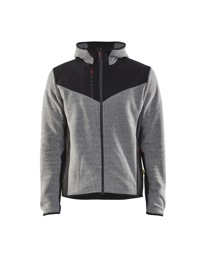 5940 Gebreid jack met softshell