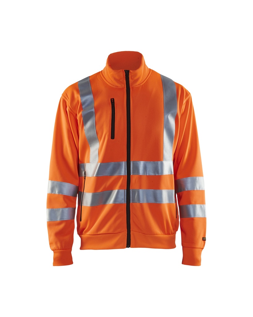 3358 Sweatshirt met rits High Vis