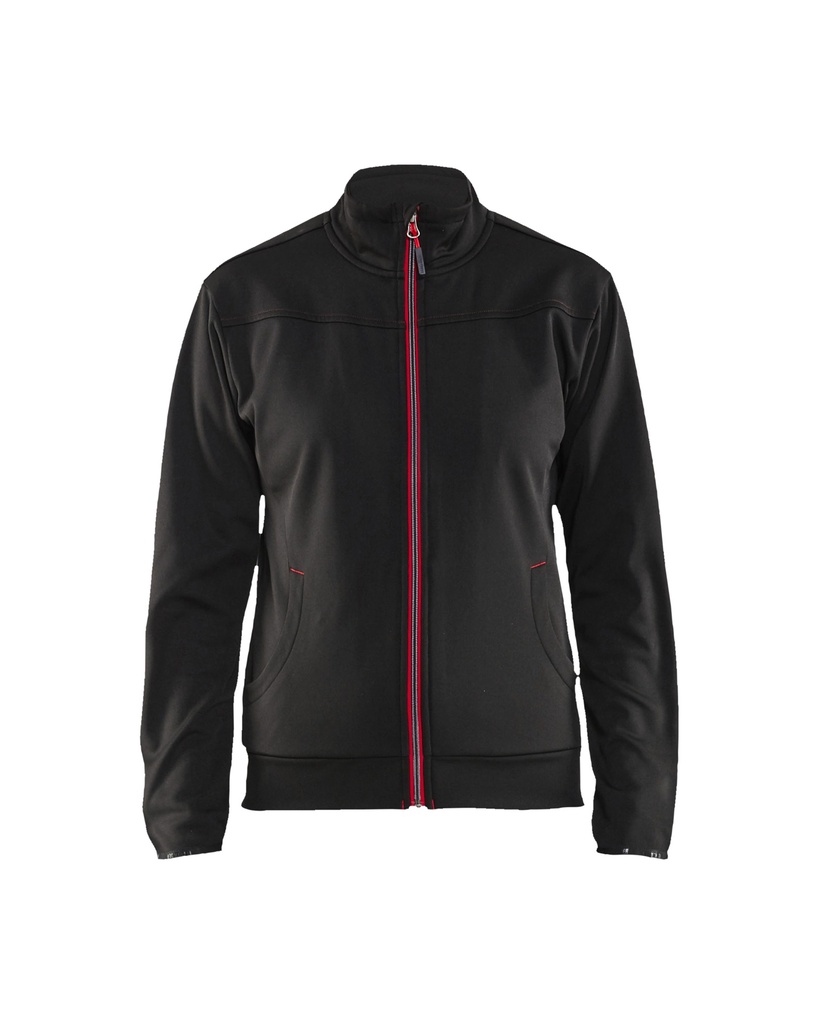 3394 Dames service sweatshirt met rits