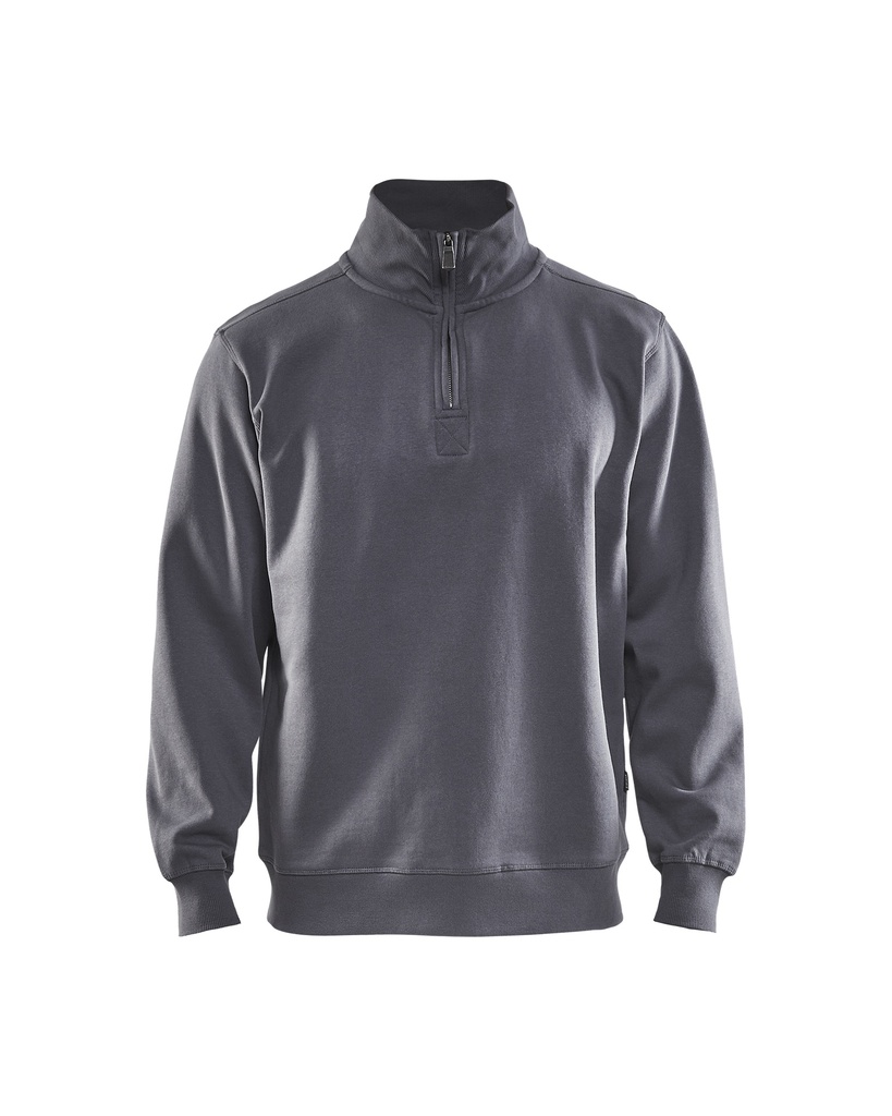 3365 Sweatshirt Jersey met halve rits