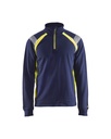 3432 Sweatshirt met halve rits Visible