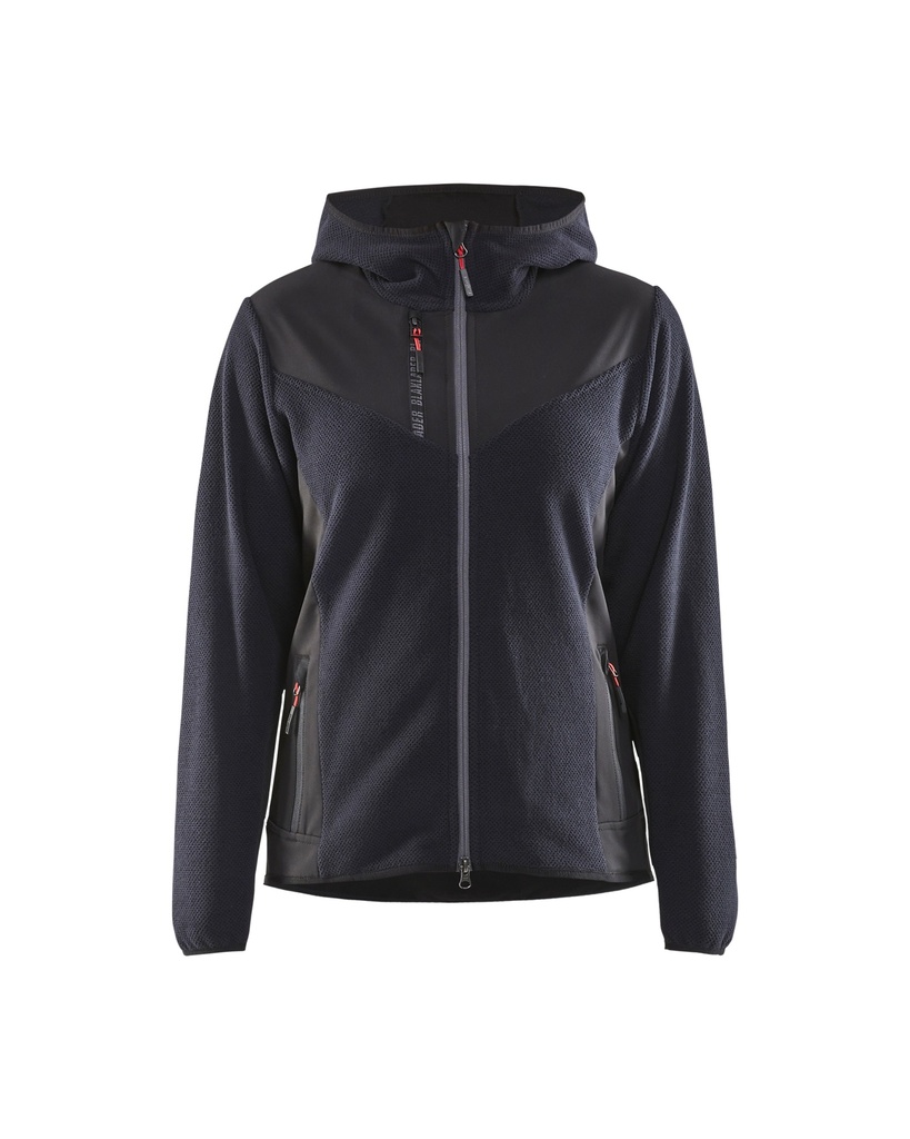 5941 Dames Gebreid jack met softshell