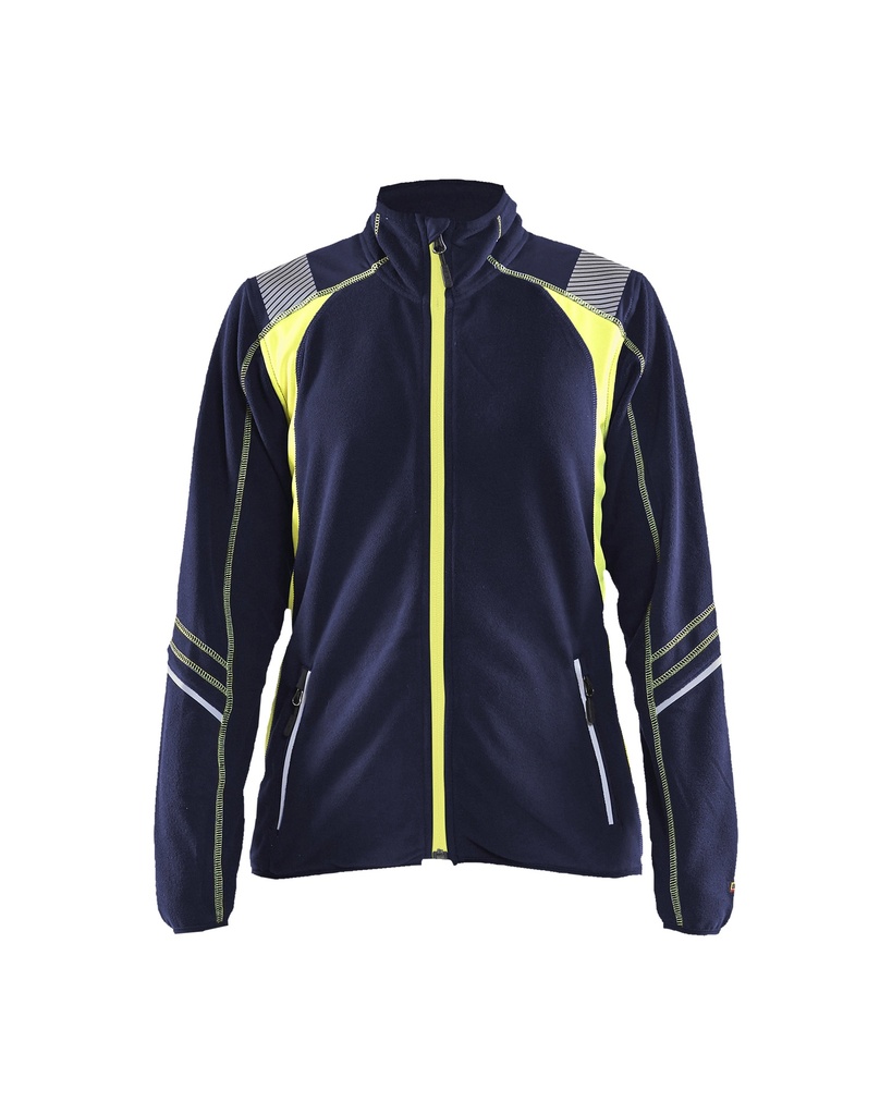 4973 Dames microfleecevest Visible